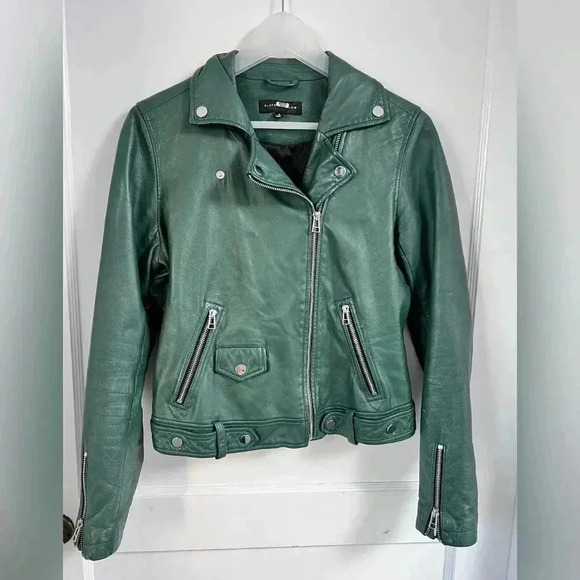 Slate & Willow Ivy Leather Jacket - Picture 1 of 8